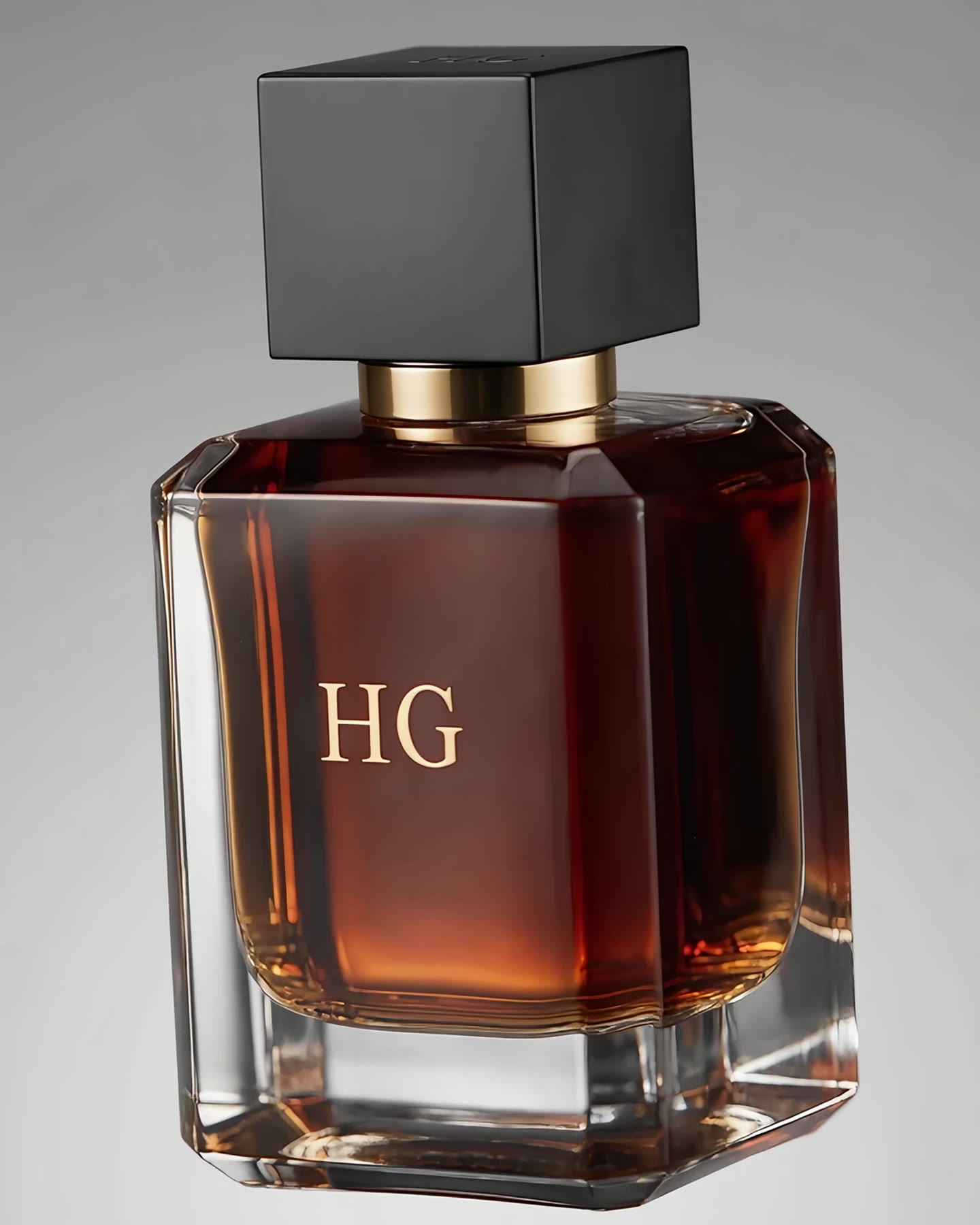 The Unforgettable bottle turning slowly in a white studio, a close look at the cap and brass collar, then the bottle from above